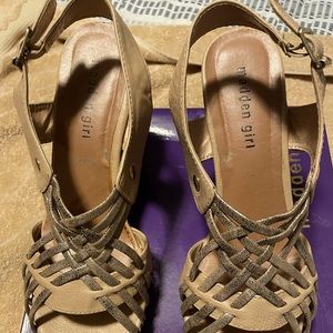 Madden Girl wedge sandals, size 9. Gently worn